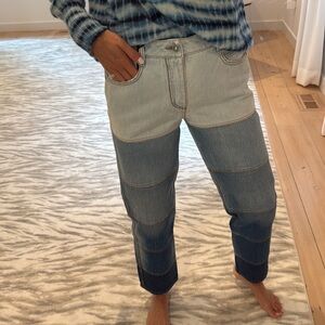 Ermanno Scervino Gradient Blue Jeans